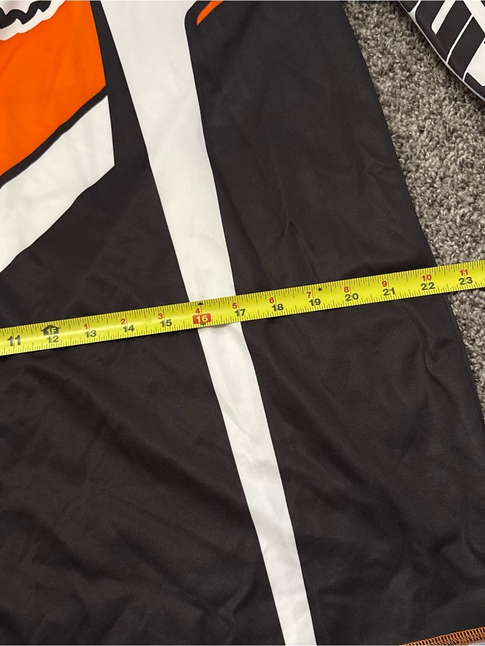 Vintage Fox Racing Orange Black White Motocross Jersey - Picture 7 of 7
